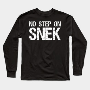 Libertarianism - No Step On Snek - Libertarian Meme Long Sleeve T-Shirt